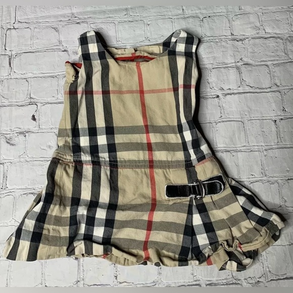 Burberry Baby Girls Nova Check Dress Size 18 Months - Picture 2 of 6